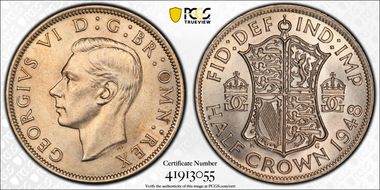 1948 1/2 Cr S-4101 MS65