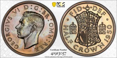 1950 1/2 Cr S-4106 PR66