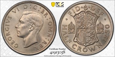 1950 1/2 Cr S-4106 MS65