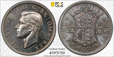 1951 1/2 Cr S-4106 PR66