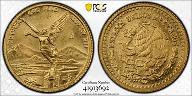 2000-Mo 1/20 oz Libertad Gold MS68