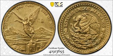 2003-Mo 1/20 oz Libertad Au MS65