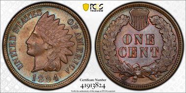 1894 1C MS63BN