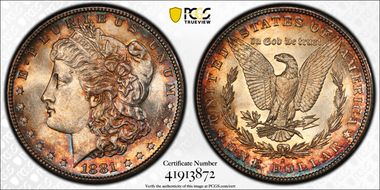1881-S $1 MS64