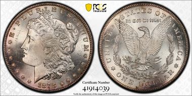 1878-S $1 MS65