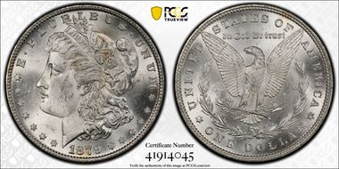 1879 $1 MS64