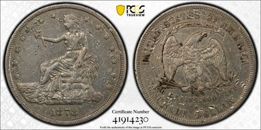 1878-S T$1 Trade N1