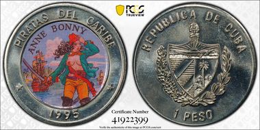 1995 Peso KM-474.2 Anne Bonny Arabic 1 MS66
