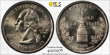 2000-P 25C Maryland MS67