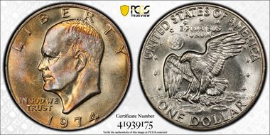 1974 $1 MS64