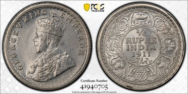 1911(C) 1/4 Rup SW-8.136 MS61