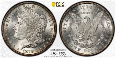 1878-CC $1 MS62