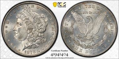 1878-S $1 MS64