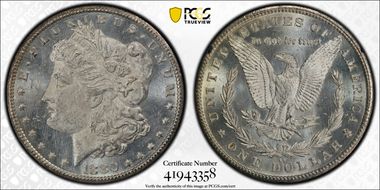 1880-CC $1 VAM 6 8/7 Low 7 GSA Hoard MS62PL