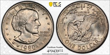 1980-S SBA$1 MS65