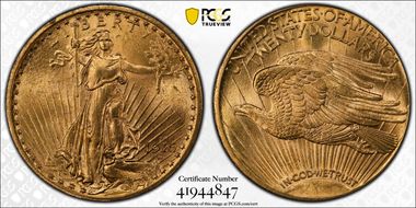 1916-S $20 MS64