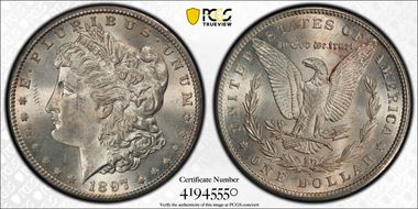 1897-S $1 MS63