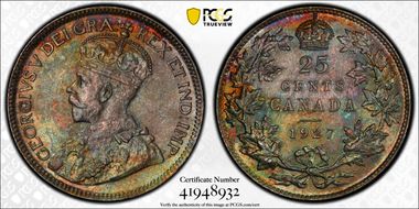 1927 25C MS65