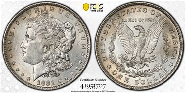1881-O $1 N1