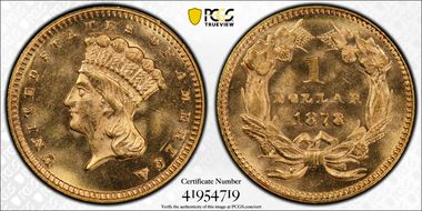 1878 G$1 MS64