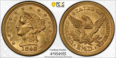 1846 $2.50 MS63