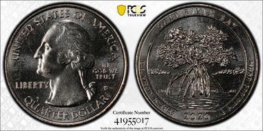 2020-D 25C Salt River Bay NP First Strike MS65