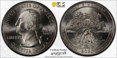 2020-P 25C Salt River Bay NP First Strike MS65