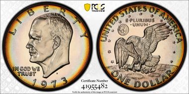 1973-S $1 Silver PR68DCAM