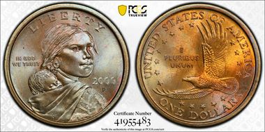 2000-P SAC$1 MS67
