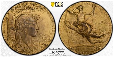 1900 Medal Maier-79 AE Exposition Universelle de Paris MS62