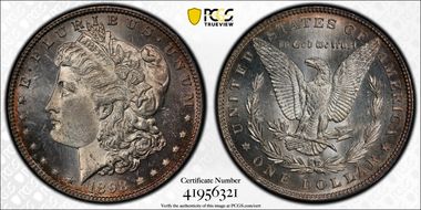 1898 $1 MS63PL