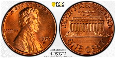 1976-D 1C MS66RD