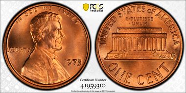 1973 1C MS66+ RD