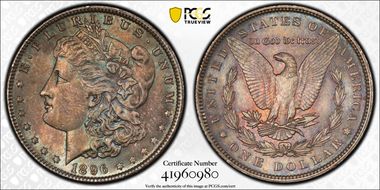 1896 $1 MS64