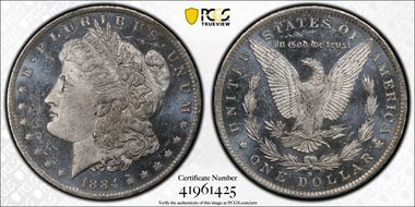 1884-O $1 MS62DMPL
