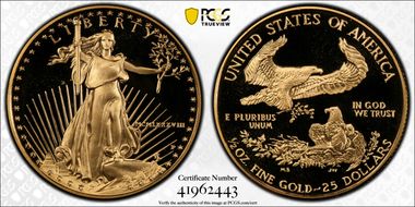 1988-P $25 Gold Eagle PR68DCAM