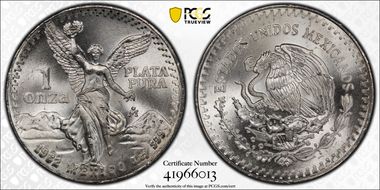 1982-Mo Onza Libertad Ag - DDO MS66