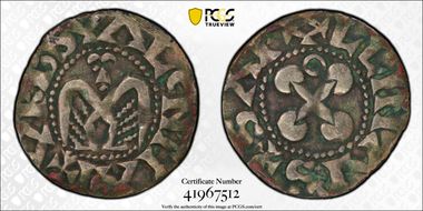 (1157-1276) Denier Roberts-4782 Valence VF35