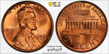 1964 1C MS65RD
