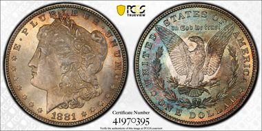 1881 $1 MS64