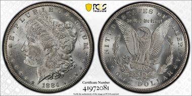 1884-CC $1 MS63
