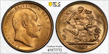 1907-M Sov S-3971 MS64+