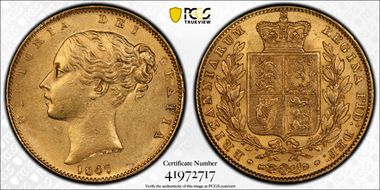 1847 Sov S-3852 AU58