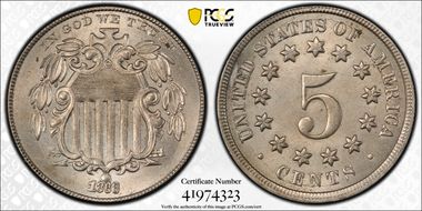 1868 5C RPD FS-302 MS64+