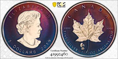 2019 $5 ML Phonograph Privy SP1
