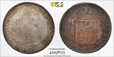 1802-Mo FT 8 R Yon-M8-102 Calico-975 AU58