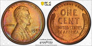 1927-D 1C MS65RB