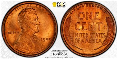 1909 1C Lincoln MS67RD