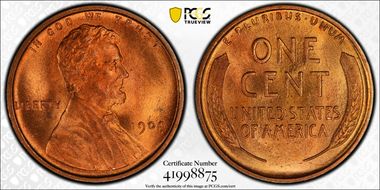 1909 1C Lincoln MS67RD