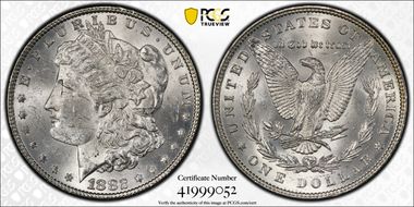 1882 $1 MS61